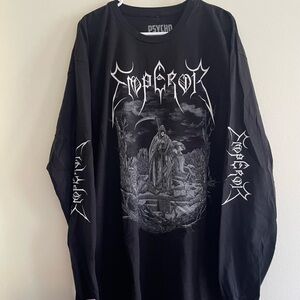 Emperor Official Tour Merch, Luciferian T-Shirt, Norwegian Black Metal, size XL